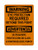 Eye Protection Required Beyond This Point English/Spanish, OSHA Warning Sign (Part#: WAR1353)