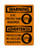 Eye Protection Required English/Spanish (PPE Symbol), OSHA Warning Sign (Part#: WAR1358)