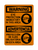 Eye Protection Mandatory In This Area English/Spanish (PPE Symbol), Warning Sign