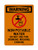 Non-Potable Water Do Not Use For Drinking, Washing, Cooking (No Water Symbol), OSHA Warning Sign (Part#: WAR1366)