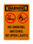 No Smoking, Matches, Or Open Lights (No Smoking Or Flames Symbols), OSHA Warning Sign (Part#: WAR1416)
