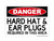 Hard Hat & Ear Plugs Required In This Area, OSHA Danger Sign (Part#: DAN1037)