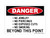 No Jewelry, Piercings, Exposed Cuts, Smoking Beyond This Point, OSHA Danger Sign (Part#: DAN1082)