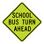 "School Speed Limit 30 MPH When Flashing" Sign (Part#: SCH1060)