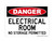 Electrical Room No Storage Permitted, OSHA Danger Sign (Part#: DAN1144)