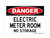 Electrical Meter Room No Storage, OSHA Danger Sign (Part#: DAN1149)