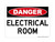 Electrical Room, OSHA Danger Sign (Part#: DAN1153)