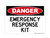 Emergency Response Kit, OSHA Danger Sign (Part#: DAN1294)
