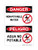 Non-Potable Water English/Spanish (No Water Symbol), OSHA Danger Sign (Part#: DAN1341)