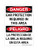 Ear Protection Required In This Area English/Spanish, OSHA Danger Sign (Part#: DAN1346)