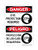 Do Not Operate Without Eye Protection English/Spanish (PPE Symbol) (Part#: DAN1358)