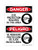 Eye Protection Required In This Area English/Spanish (PPE Symbol), OSHA Danger Sign (Part#: DAN1360)