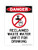 Reclaimed Waste Water Unfit For Drinking (No Water Symbol), OSHA Danger Sign (Part#: DAN1365)