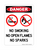 No Smoking No Open Flames No Sparks (No Smoking Or Matches Symbols), Danger Sign