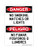 No Smoking, Matches, Or Lights English/Spanish, OSHA Danger Sign