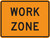 Work Zone, Temporary Traffic Control Sign