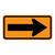 Right Arrow Detour, Temporary Traffic Control Sign
