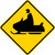 Snowmobile, Warning Sign
