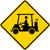 Golf Cart, Warning Sign