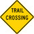 Trail Crossing, Warning Sign