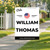 Custom High Contrast Campaign Yard Sign