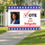 Custom Vote Yard Sign - Image, Stars & Stripes Example