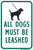 All Dogs Must Be Leashed, Property Sign