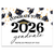 Congrats To Our 2026 Graduate Yard Sign.