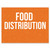Food Distribution (Arrow) - Yard Sign 7 Colors