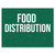 Food Distribution (Arrow) - Yard Sign 7 Colors