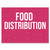 Food Distribution (Arrow) - Yard Sign 7 Colors