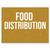 Food Distribution (Arrow) - Yard Sign 7 Colors