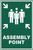Assembly Point Marker (Vertical), Safety Sign