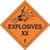 Hazard Class 1 Explosives, Hazmat Placard