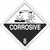 "Hazard Class 8 Corrosive", Hazmat Placard(Part#: HAZ1022)