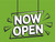 Now Open, Yard Sign (Part#: YRD1023)