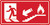 In Case Of Fire Use Stairs Symbol, Safety Sign