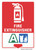 Fire Extinguisher Sign - Class A (Ordinary Combustibles), Fire Safety Sign 10"x14"