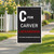 Custom Campaign Yard Sign - Minimalist Red/Blue Font (Part#: YRD1033)