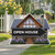 "Open House" - Real Estate Sign - 24"x18" In Black & White