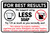 For Best Results Use Less Soap, Laundromat Sign (Part#: WSH1013)