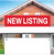 "New Listing" - Real Estate Riders 24" x6 ". "New Listing" - Real Estate Riders (Part#: REA1008)
