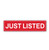 "Just Listed" - Real Estate Riders (Part#: REA1016)
