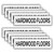 10 Pack, "Hardwood Floors" - Real Estate Riders (Part#: REA1027)