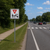 Example of Yield Here To Pedestrians (Right) sign, 36"x36" MUTCD
