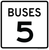 Buses Speed Limit (Choose Limit) Plaque, MUTCD