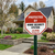 Example of Protected by Home Security System", 24 Hour Surveillance Sign