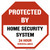 Protected By Home Security, Video Surveillance (Part#: SEC1000)
