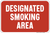 Designated Smoking Area, Smoking Sign