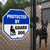 Example of Protected By Guard Dog, Property Sign